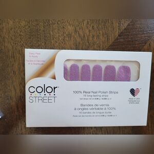 Color Street Retired Glamsterdam Real Nail Polish Strips NWT